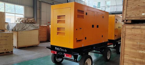 1500 оборотов в минуту Dongfeng Kangmingsi 100KVA Мобильный тихий генератор с марафонским генератором