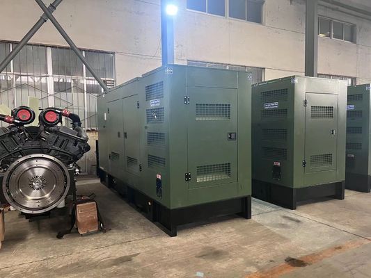 Гуанси Ючай 375KVA Тихий динамик Дизельный генератор с системой охлаждения водой
