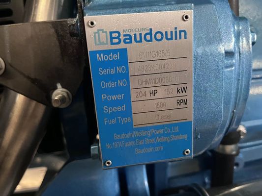 Сертификат ISO9001 150KVA серии Weichai Boduan дизельный генератор набор для крупномасштабного школьного резервного источника питания